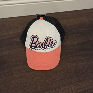 Barbie Kids Hat - Black, White, and Pink